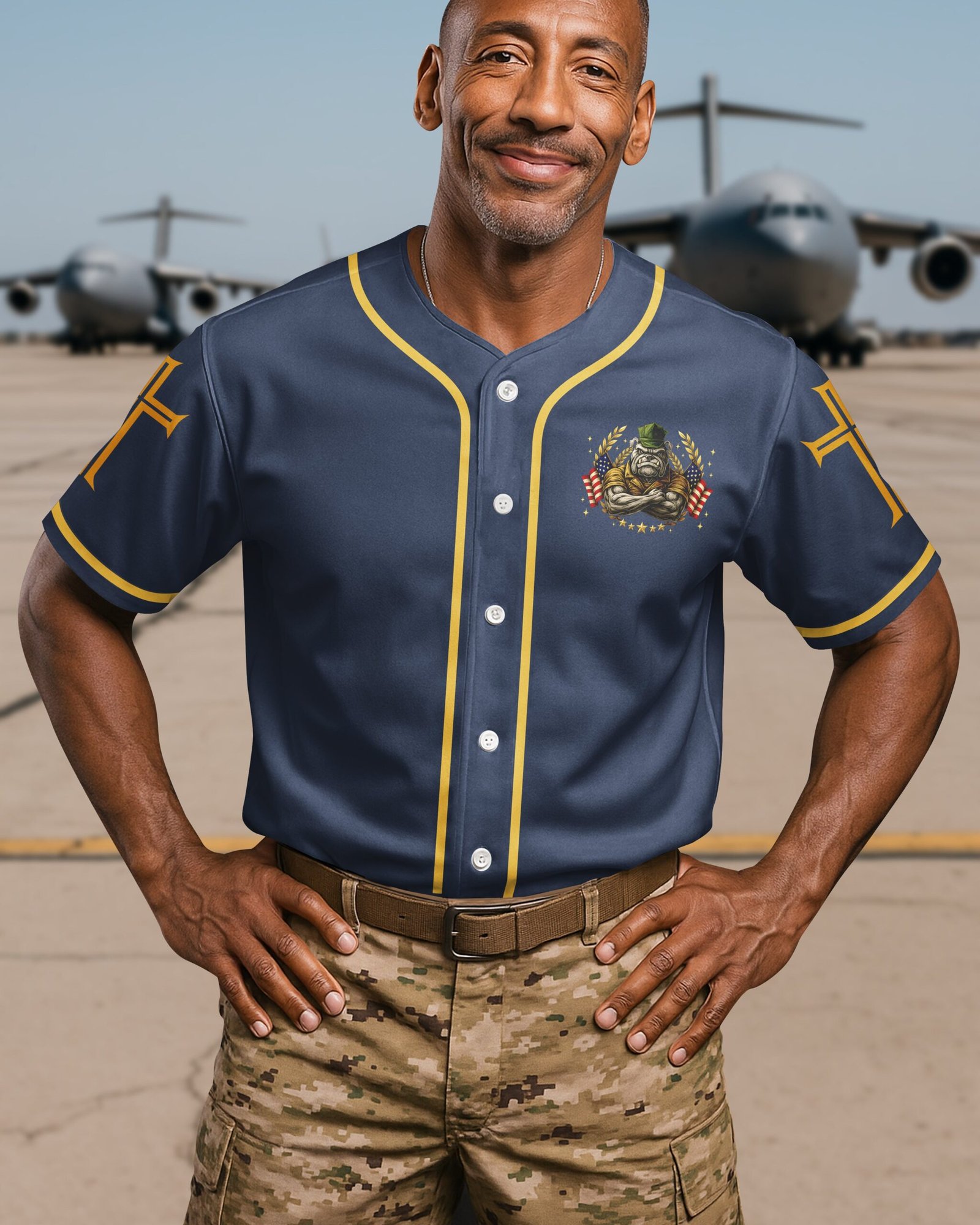 Once A Marine By Duty Forever A Warrior Of Christ By Faith Jersey - Image 8