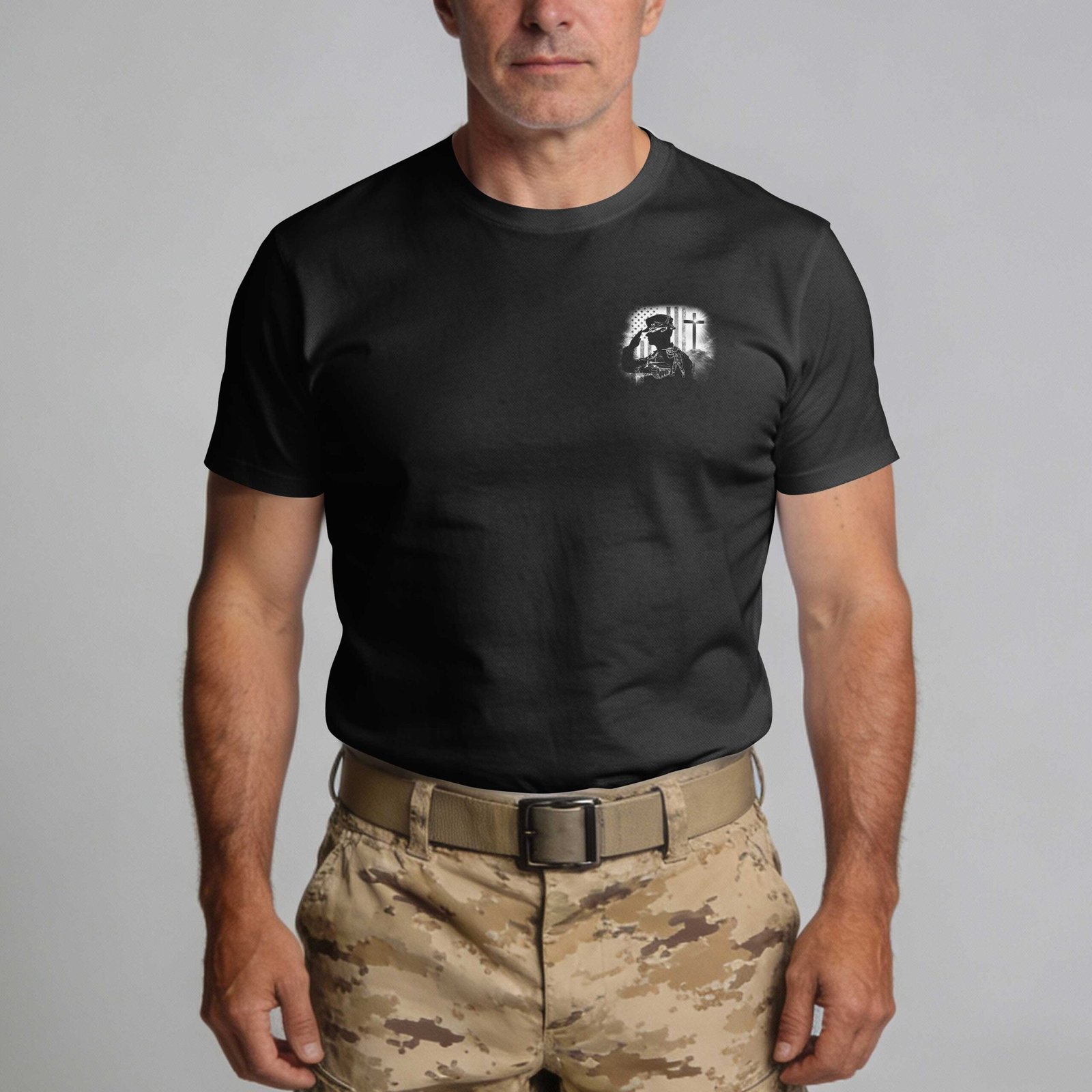 A Soldier By Duty A Man Of God By Choice T-Shirt